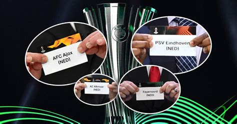 loting europa league deze clubs kunnen ajax en psv vandaag treffen feyenoord en az loten