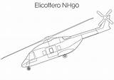 Elicottero Colorare Elicotteri Disegni Nh90 Pianetabambini Stallion Sikorsky sketch template