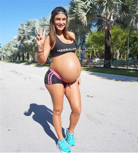 very pregnant teen jogging 38 weeks pregnant bellies pregnancy jogging thong bikini