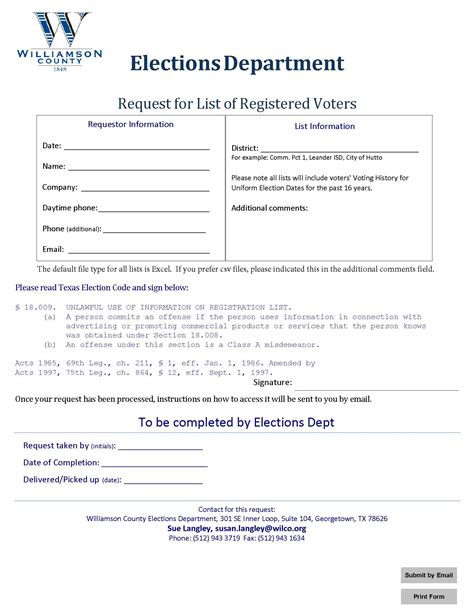sample  voters certification certify letter