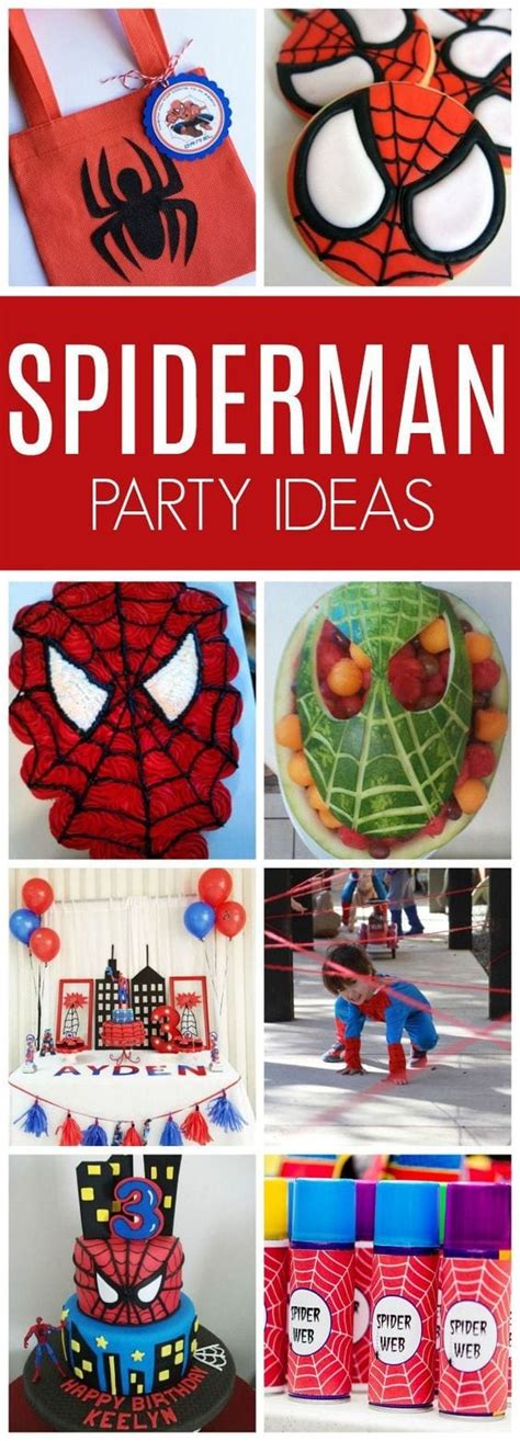 spiderman birthday party ideas pretty  party party ideas