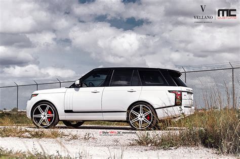 mc customs reimagines custom range rover  white vellano wheels caridcom gallery