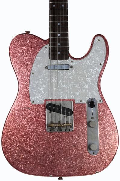 Nash T 63 Guitar Vintage Pink Sparkle Humbucker Music