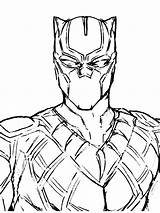 Colouring Printable Marvel Drawings Sketches Gaddynippercrayons Challa sketch template