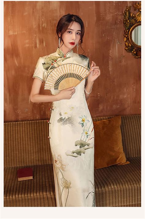 traditional chinese dress chinese cheongsam lace qipao finland