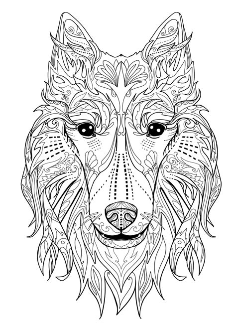 dogs adult coloring book payhip