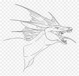 Head Dragon Coloring Pages Printable Line Pngfind sketch template