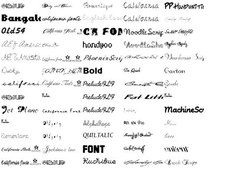 cursive font pack   freeware   collection