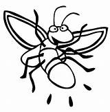 Firefly Coloring Clipart Bug Lightning Pages Clapping Hands Clip Cartoon Fire Fly Color Drawing Fireflies Cliparts Colouring Preschool Insect Lightening sketch template