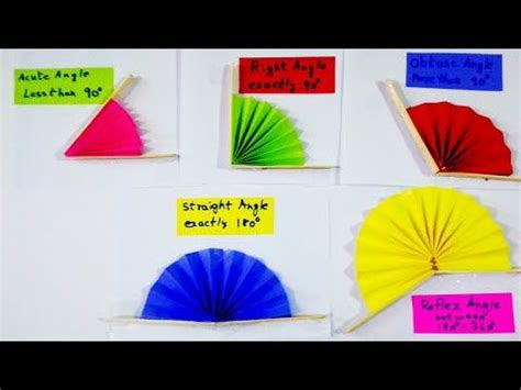 colored paper fans  writing