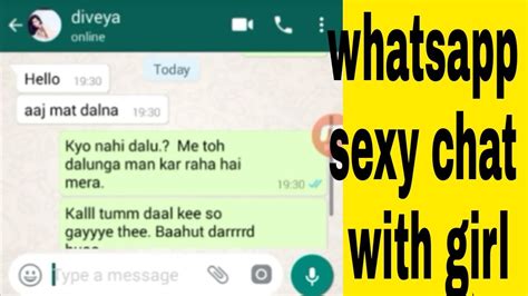 my whatsapp sexy chat with girls recording youtube