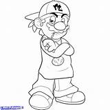 Girl Drawing Gangster Young Thug Gangsta Cartoon Drawings Getdrawings sketch template