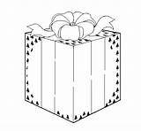 Iv Present Coloring Coloringcrew Christmas sketch template