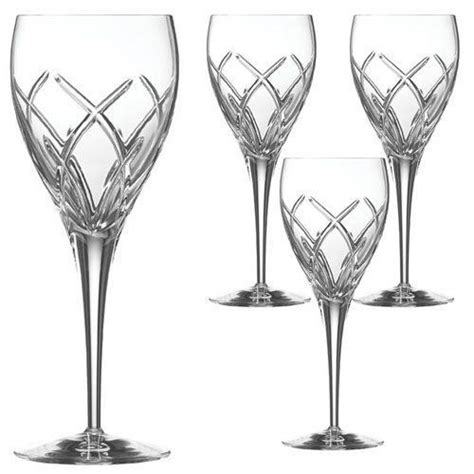 galway crystal mystique irish crystal wine glasses t set of 4 by