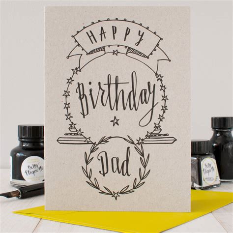 happy birthday dad birthday card  betty etiquette