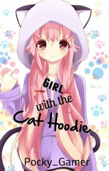 Anime Girl In Cat Hoodie