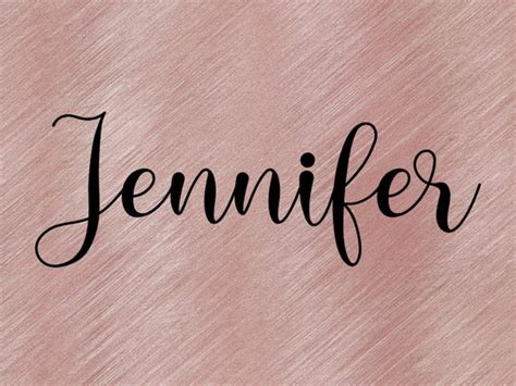 jennifer  svg png custom  clipart svg png image gold etsy