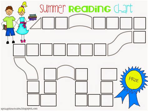 updated reading chart  printable