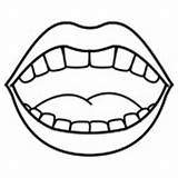 Coloring Organs Human Mouth sketch template