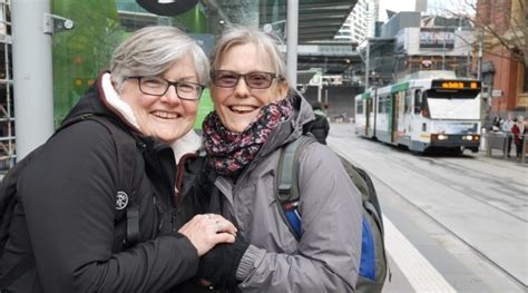 older lesbian women to hold hands on melbourne tram star observer