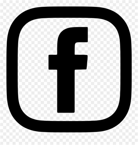 facebook logo black clipart   cliparts  images