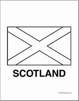 Scottland Scottish Starry Abcteach sketch template
