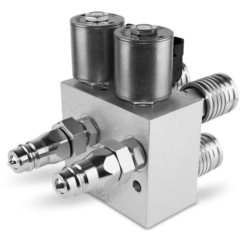 hydraulic multiplier kit scv splitter diverter valve including couplers  switch box control