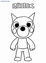 Roblox Piggy sketch template