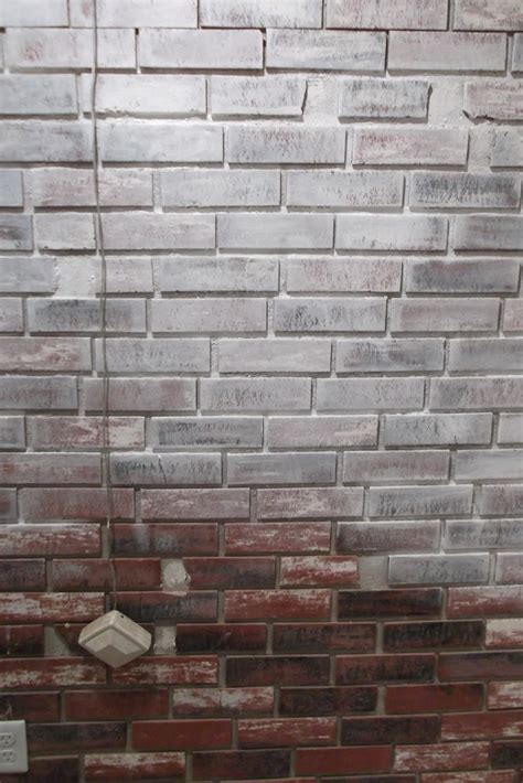 faux brick wall panels  interior lowes faux brick