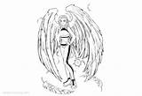 Coloring Pages Dc Comics Hawkgirl Characters Kids Printable sketch template