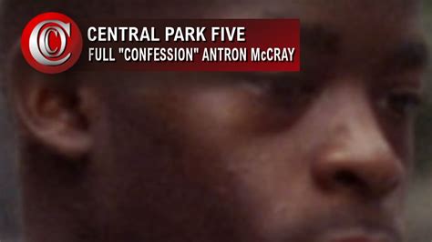 antron mccray confession central park  video