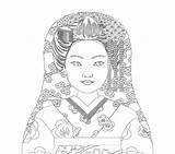 Geisha Coloring Amyperrotti Printable Contact Shop Japanese sketch template