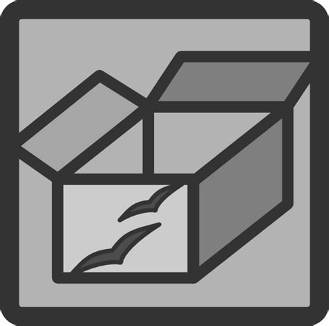 Open Box Clip Art At Vector Clip Art Online Royalty Free