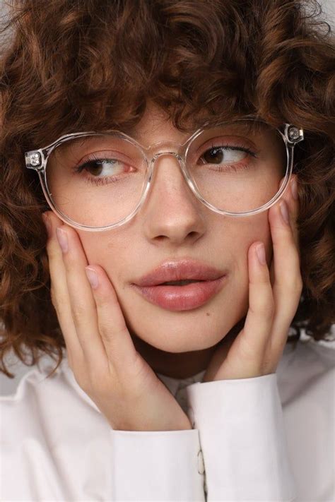 clear glasses frames for women with fake or prescription etsy in 2021