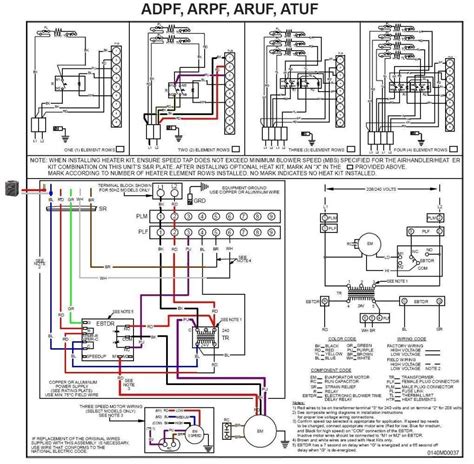 goodman air handler wiring diagram inspirational air handler goodman heat pump thermostat wiring