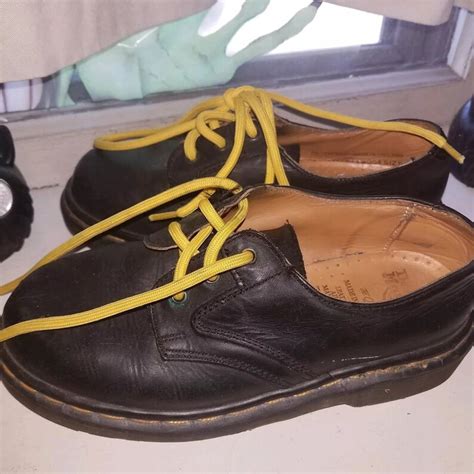 vintage dr martens  martens black  oxford shoe etsy