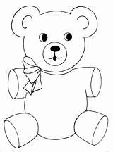 Teddy Bear Coloring Pages Printable Kids sketch template