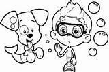 Bubble Guppies Coloring Nonny Puppy Pages Drawing sketch template