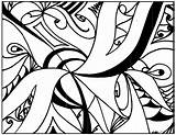 Coloring Pages Cool Designs Popular Abstract Printable sketch template