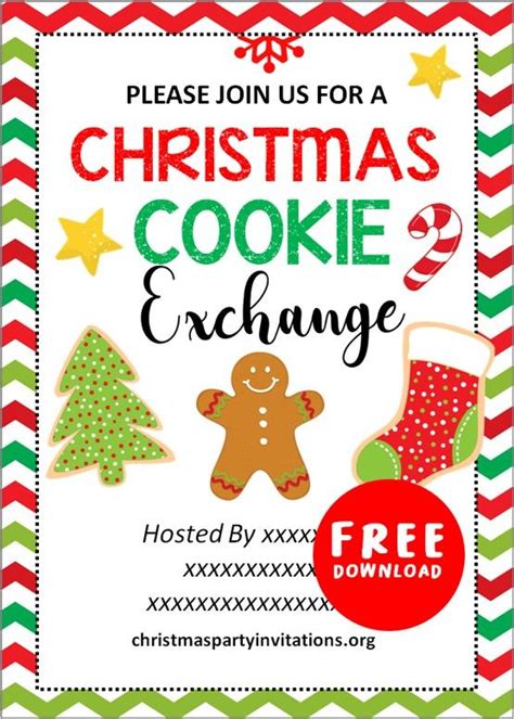 christmas cookie templates    evite    easier