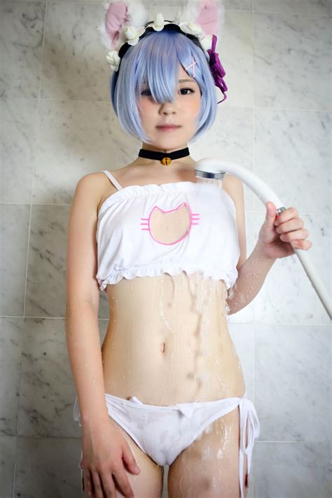 Sexy Rem Ero Cosplay “has Pussy Keyhole Lingerie