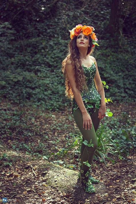 Poison Ivy Costume Corset Mother Nature Cosplay Fancy Dress Etsy