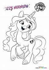 Pony Izzy Moonbow Youloveit sketch template