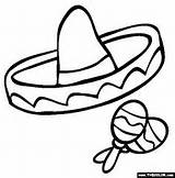 Sombrero Mayo Cinco Maracas N4 Sombreros Charro Inspiredbyfamilymag Clipartmag sketch template