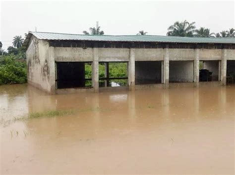 flood takes over government technical college abak akwa