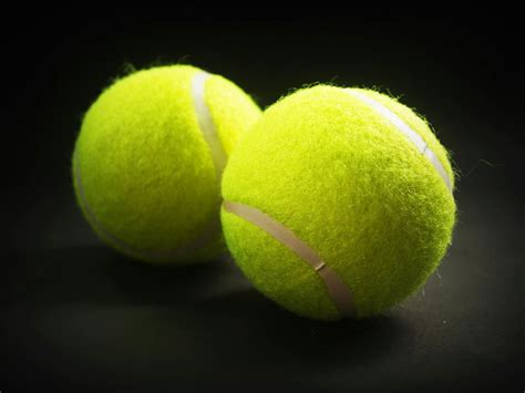 tennis balls  stock photo