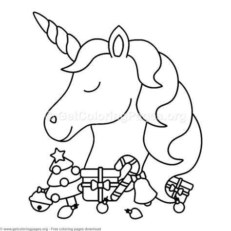 cute christmas unicorn coloring page unicorn coloring page christmas