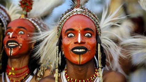 ritual de cortejo de la cultura woodabe african tribes world culture