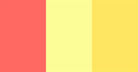 Pastel Red With Yellow Color Scheme Pastel