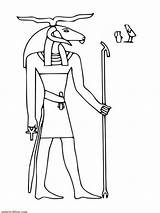 Egito Antigo Sobek Clipartkey sketch template